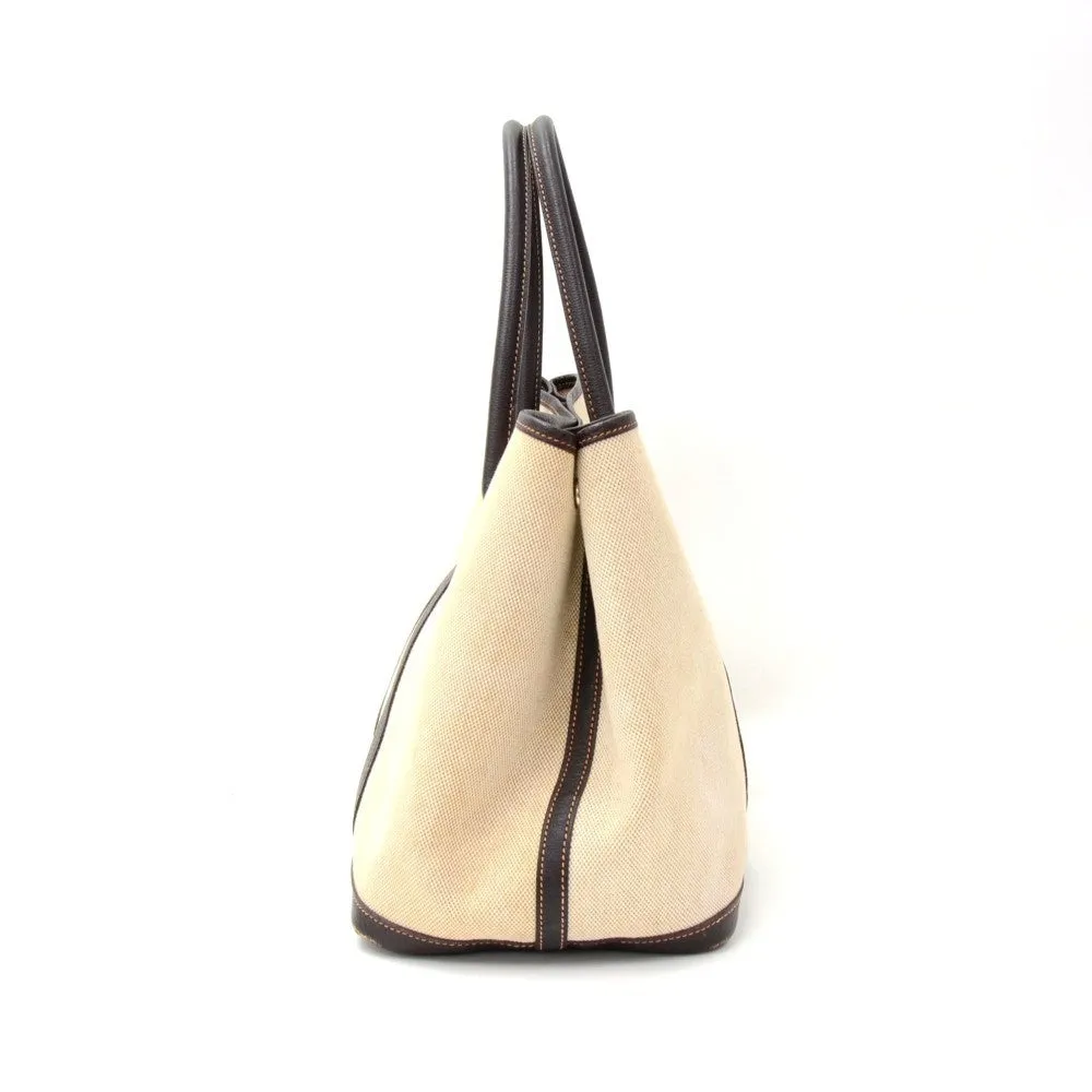Garden Party 30 Beige Canvas Bag