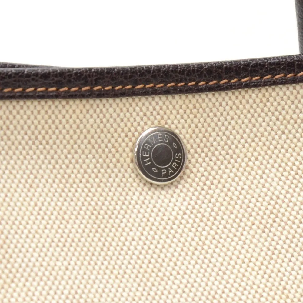 Garden Party 30 Beige Canvas Bag