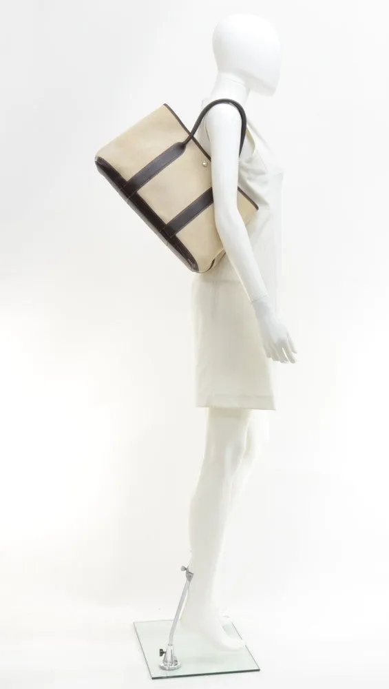 Garden Party 30 Beige Canvas Bag