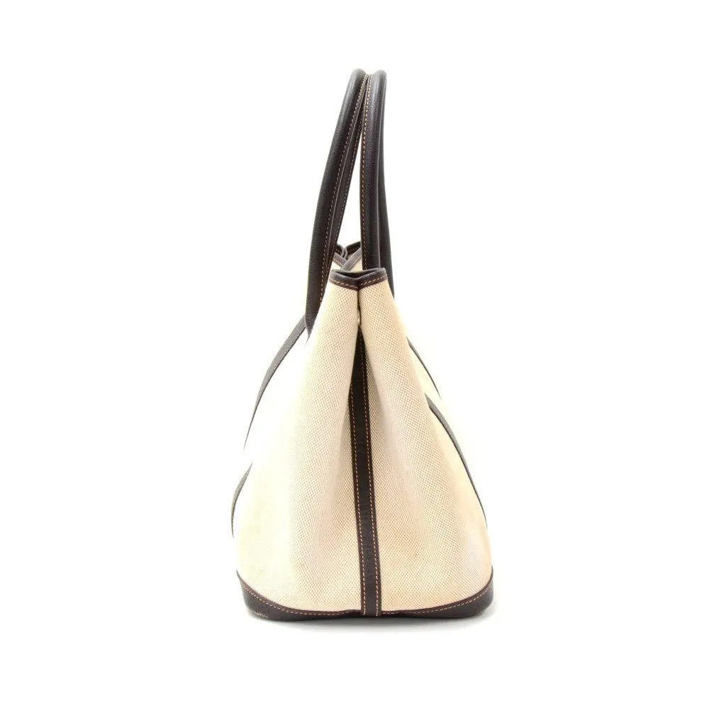 Garden Party 30 Beige Canvas Bag