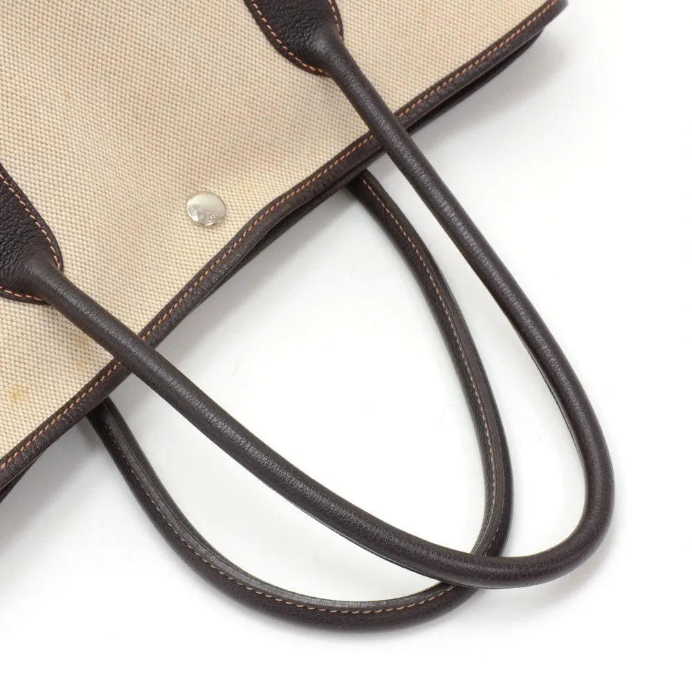 Garden Party 30 Beige Canvas Bag