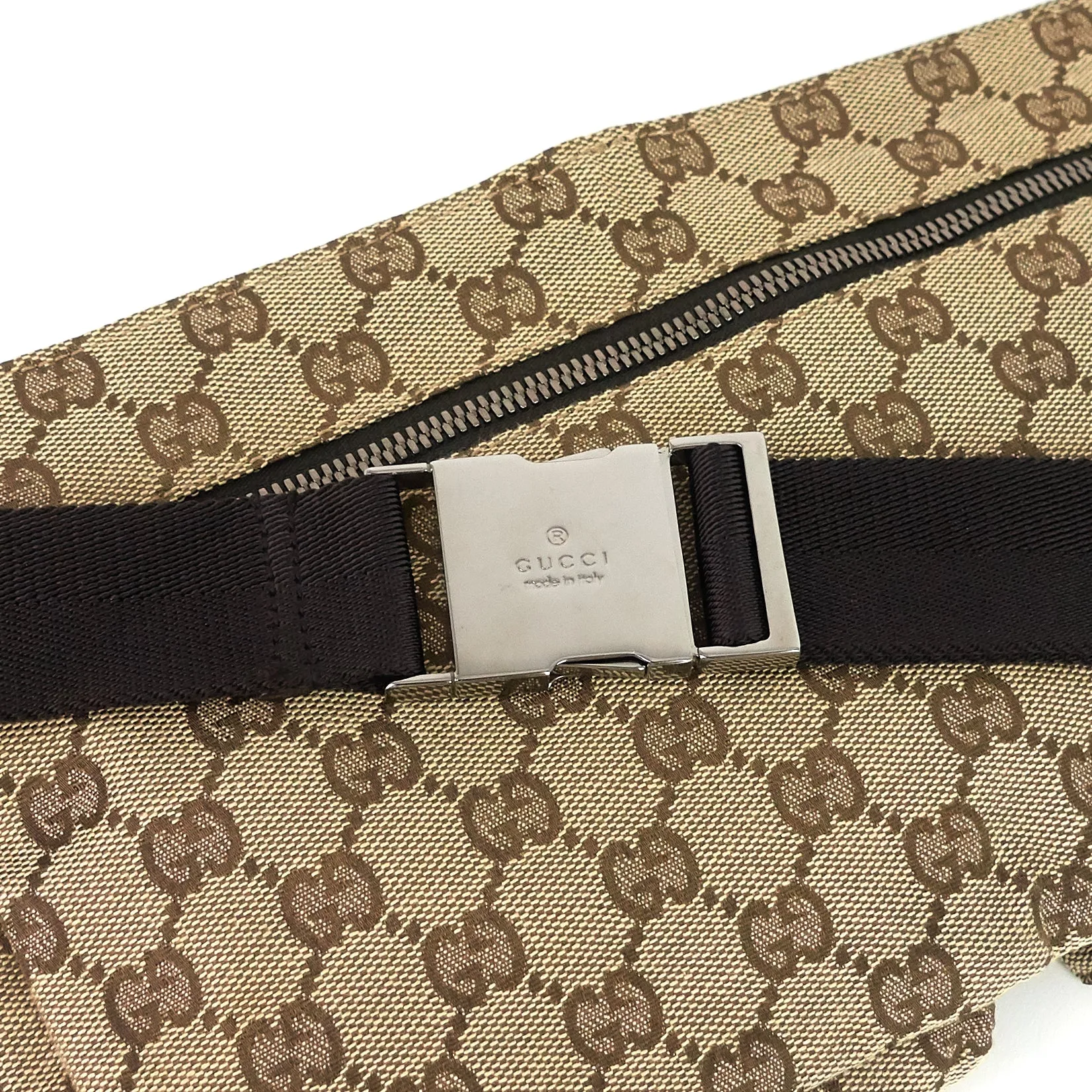 GG Canvas Waist Belt Bag