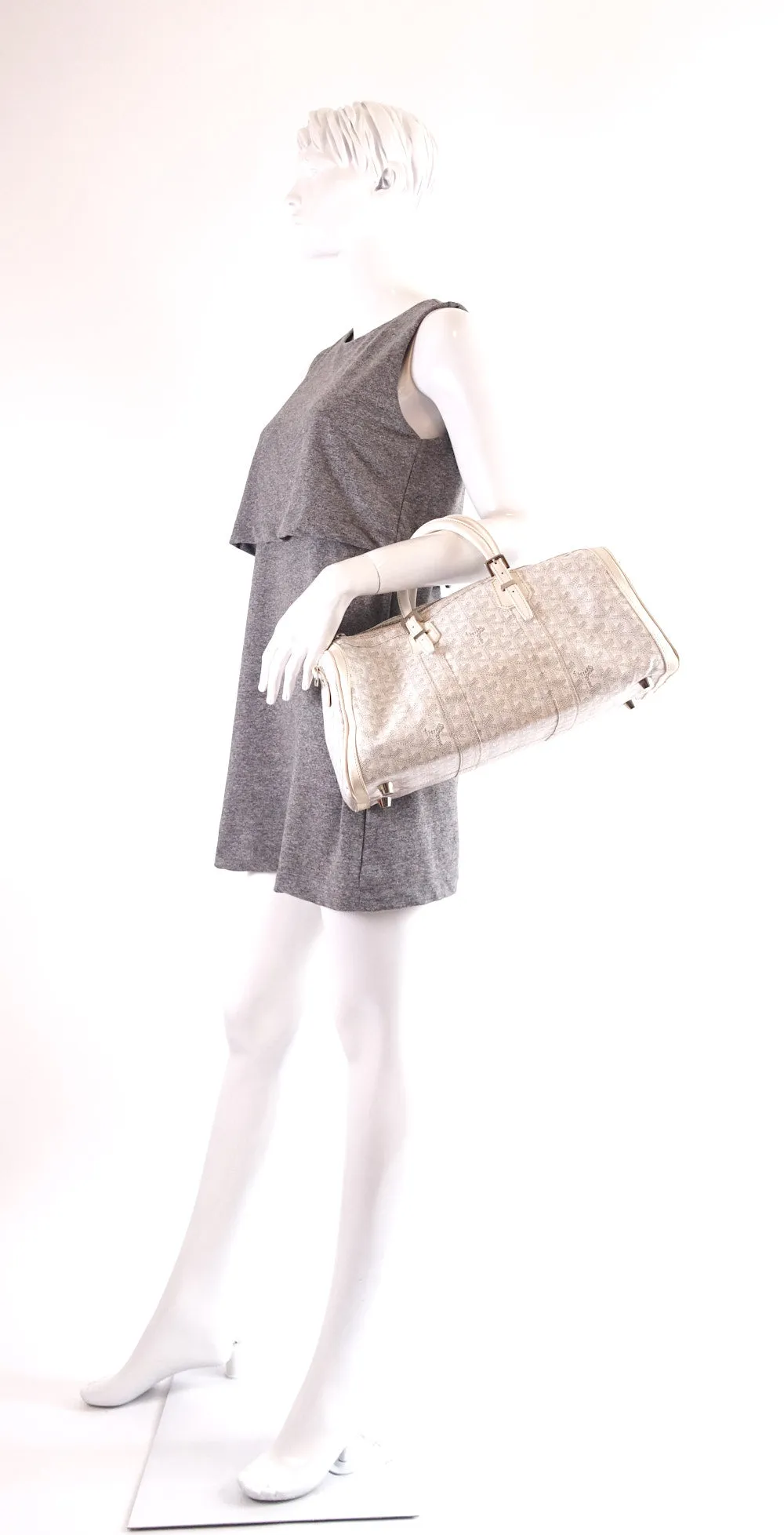 Goyardine Croisiere 35 Waterproof Canvas Handbag
