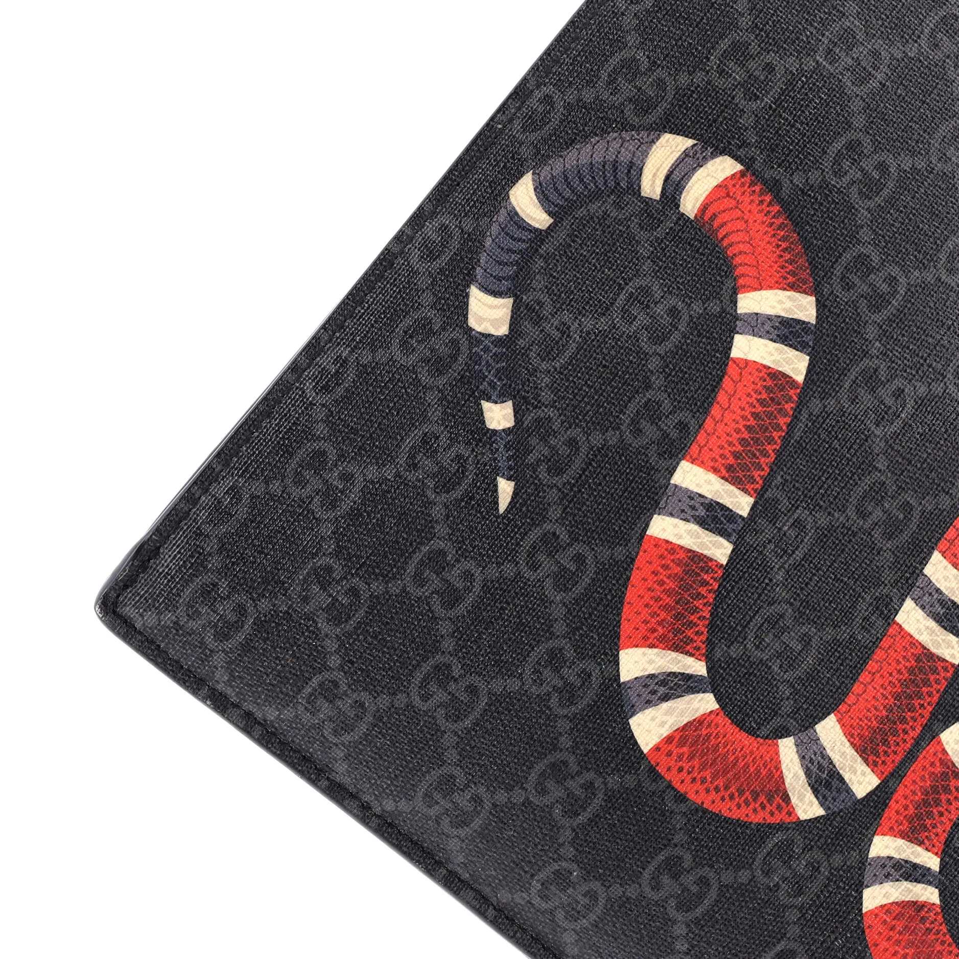 Gucci Zipped Pouch Printed Gg Coated