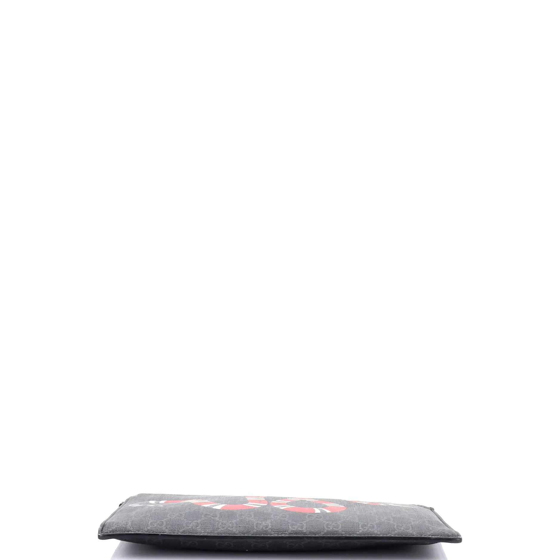 Gucci Zipped Pouch Printed Gg Coated