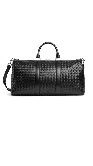 Intrecciato Cabin Duffle - Black