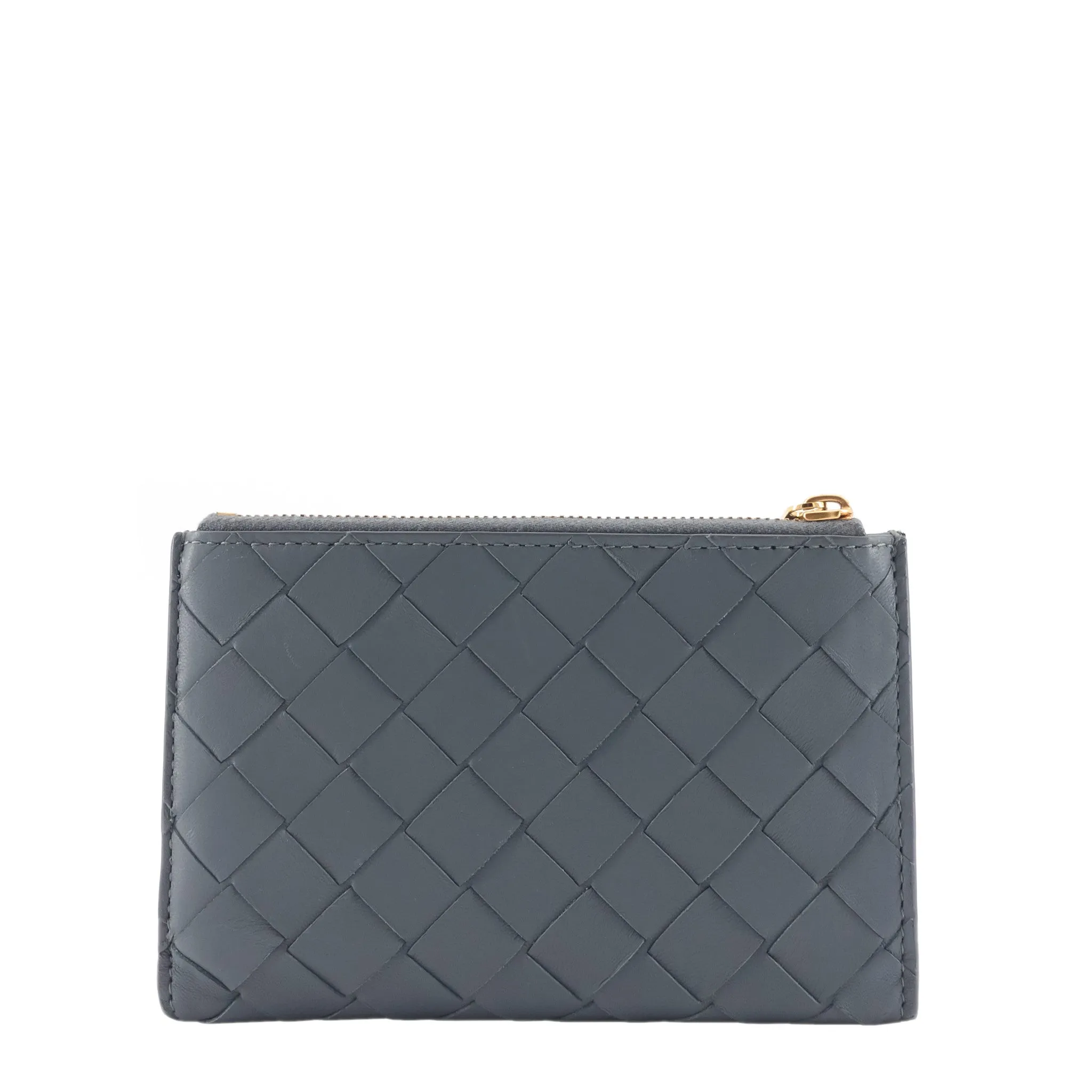 Intrecciato Leather Medium Bifold Wallet