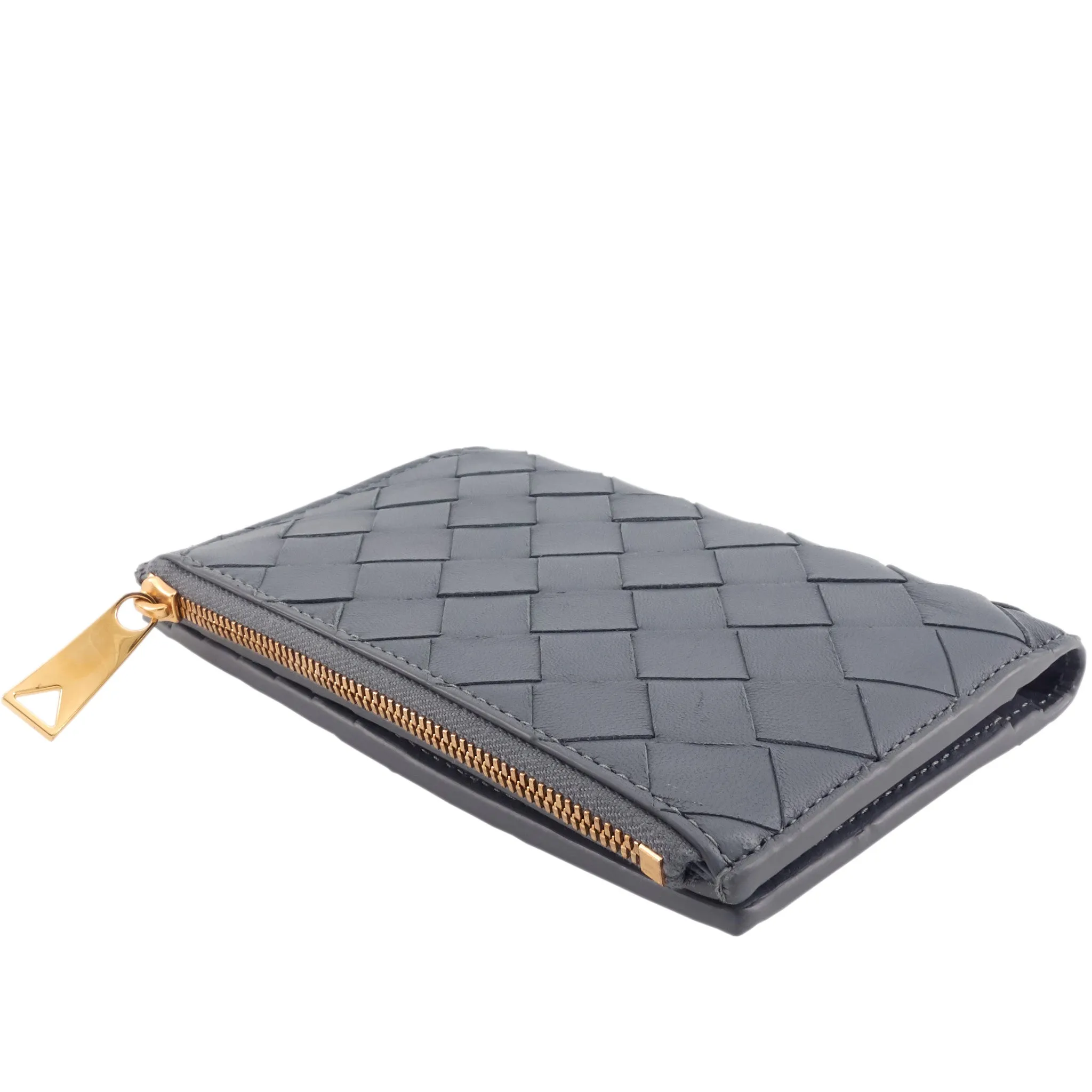 Intrecciato Leather Medium Bifold Wallet