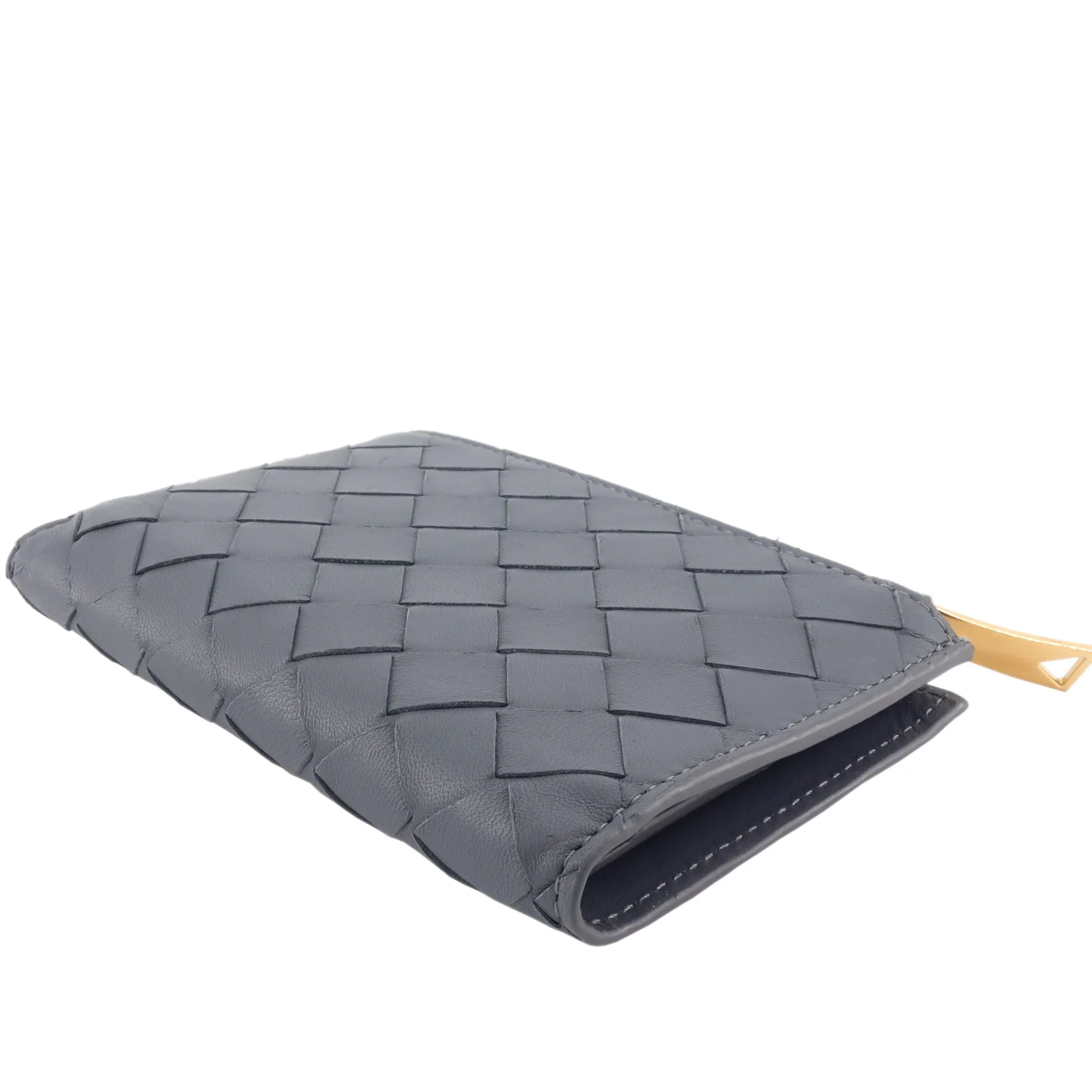 Intrecciato Leather Medium Bifold Wallet