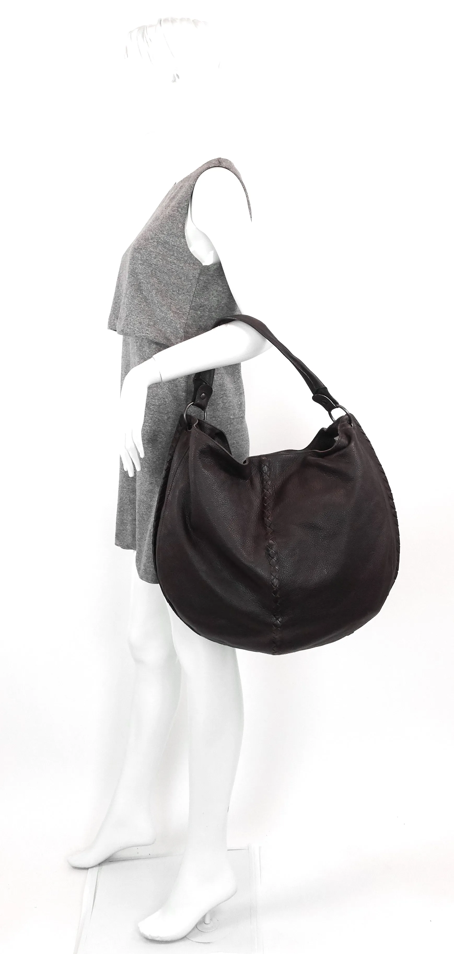 Intrecciato Mallow Cervo Hobo Bag