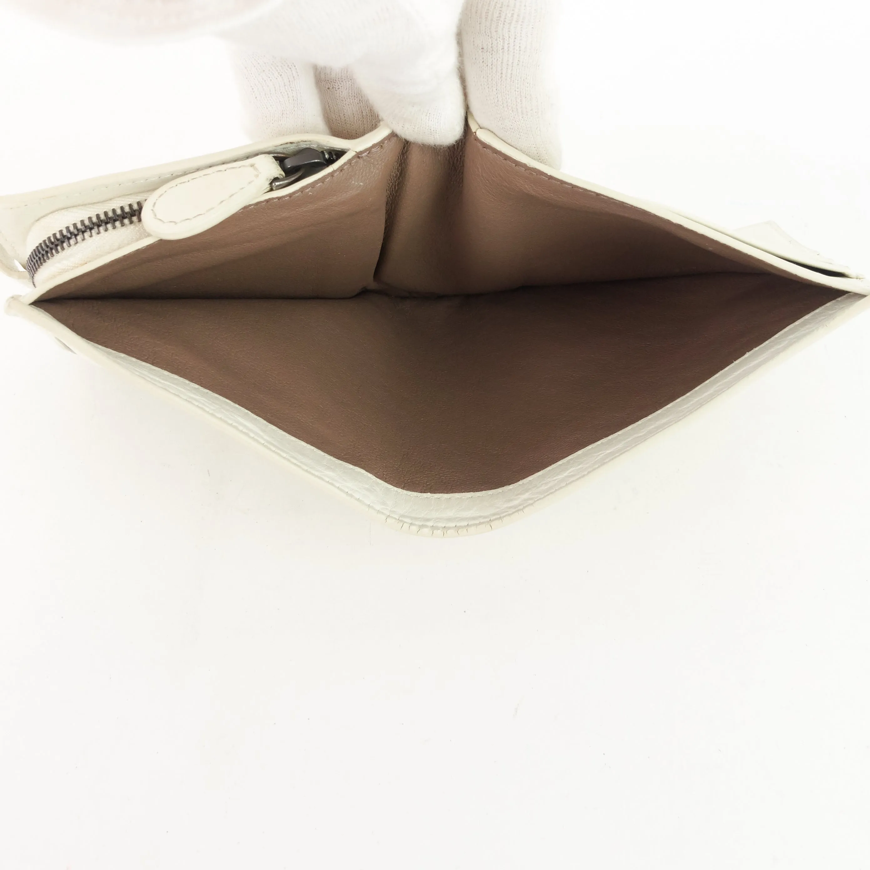 Intrecciato Nappa Leather French Flap Wallet