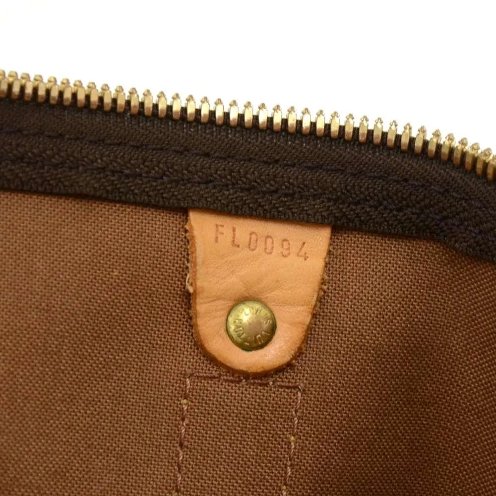 Keepall 60 Bandouliere Monogram Canvas Travel Bag with Strap