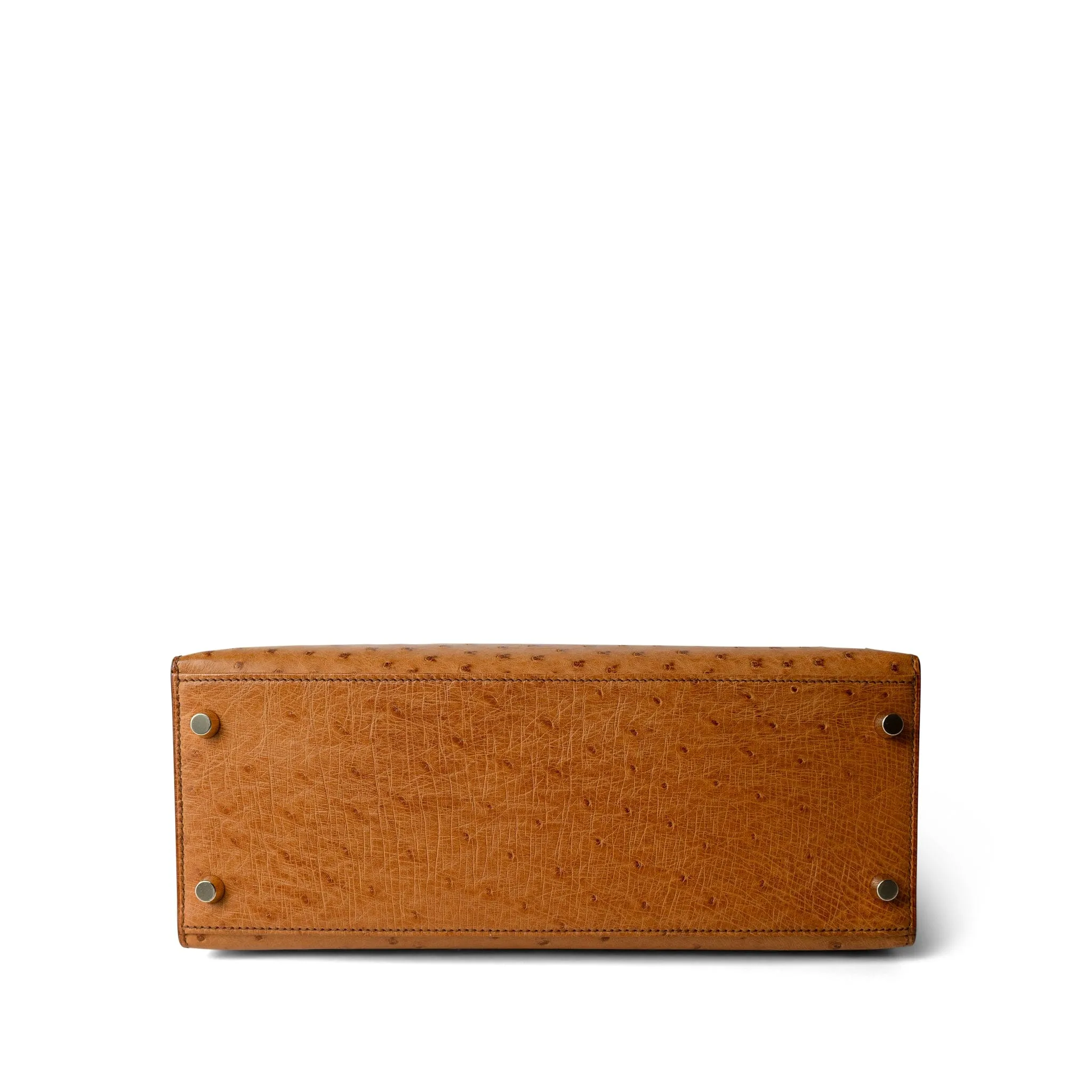 Kelly Sellier 28 Natural Ostrich Gold Plated (X) Stamp