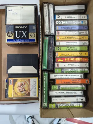 Large box of Cassette Tapes
