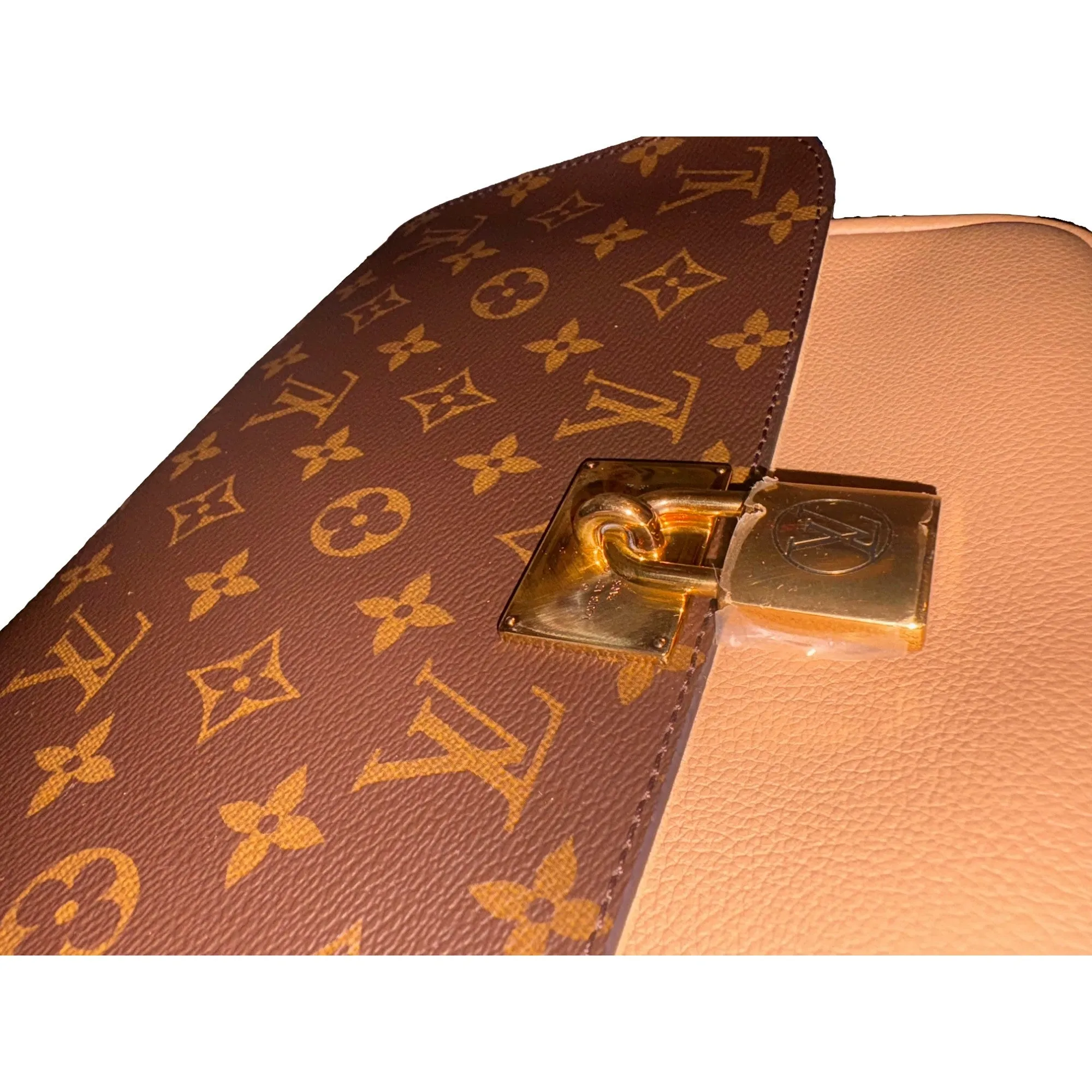 Louis Vuitton Marignan Handbag Monogram Canvas with Leather