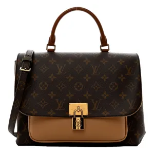 Louis Vuitton Marignan Handbag Monogram Canvas with Leather