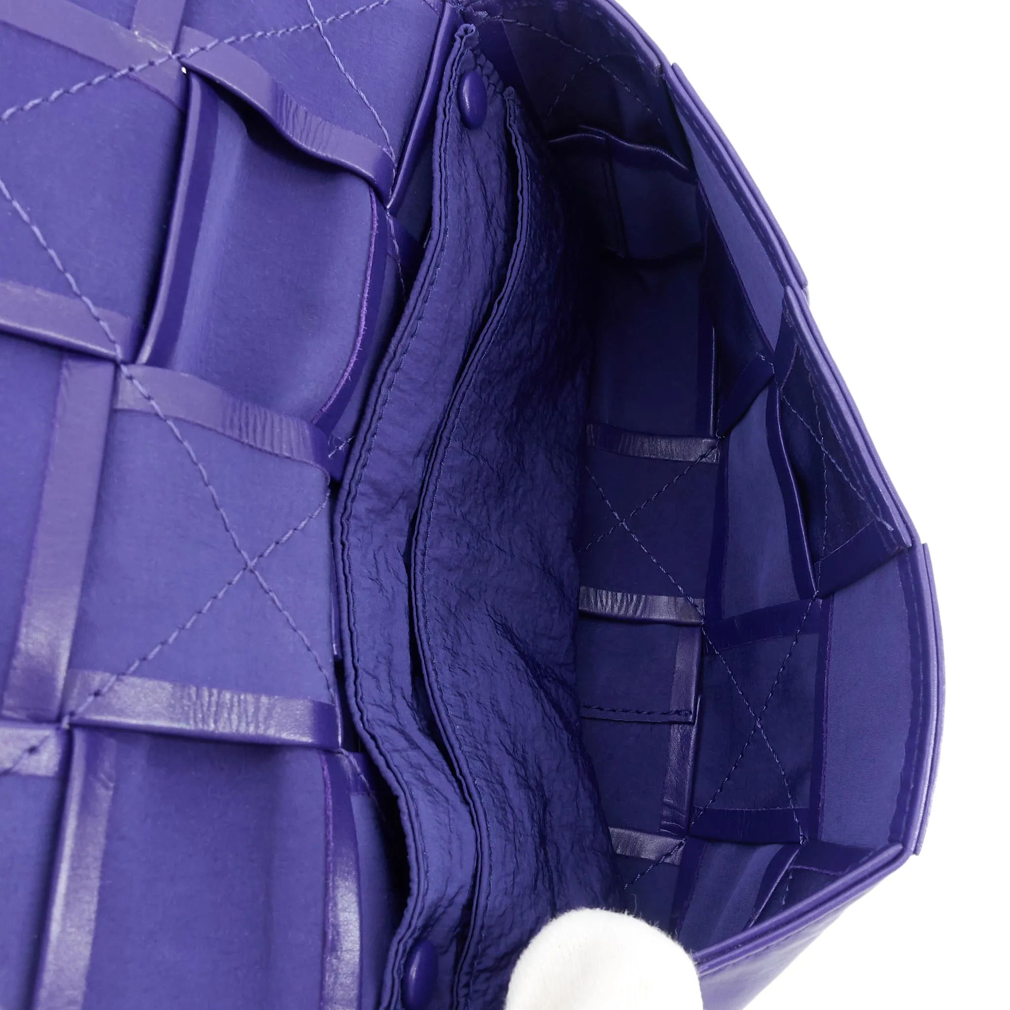 Maxi Intreccio Leather Cassette Belt Bag
