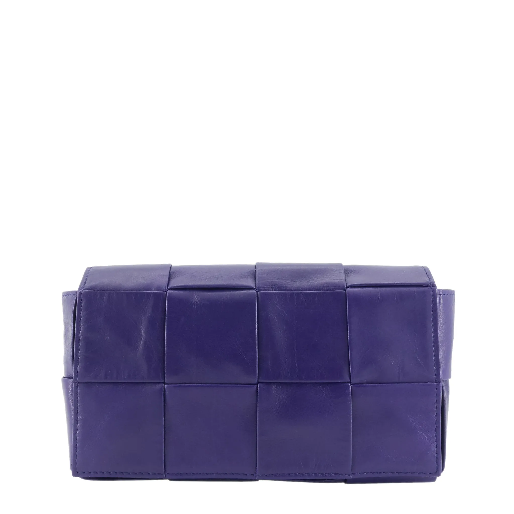 Maxi Intreccio Leather Cassette Belt Bag