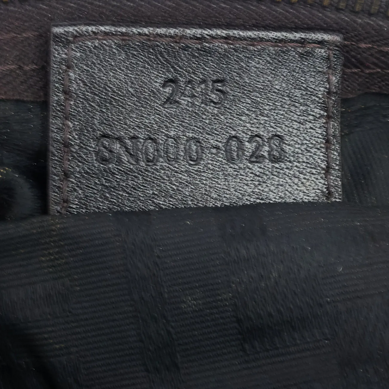 Mini Double Strap Tobacco Zucca Canvas Bag