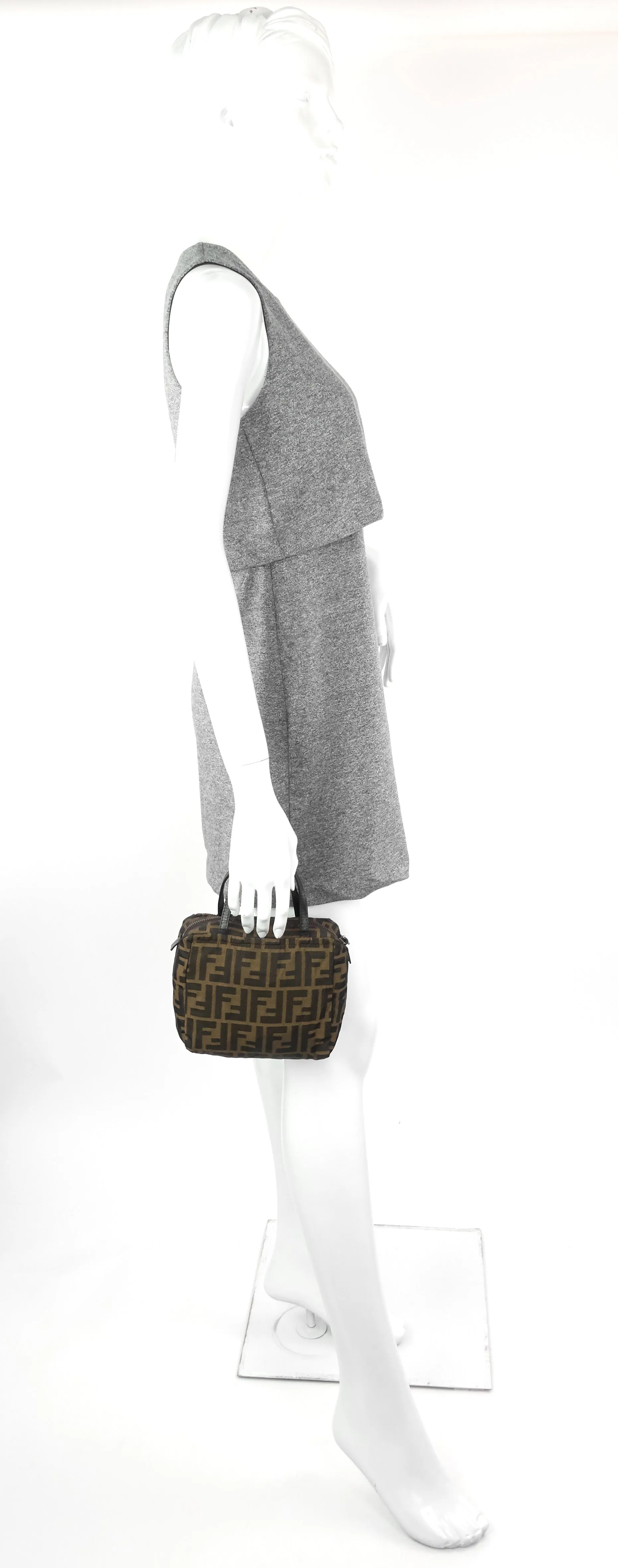 Mini Double Strap Tobacco Zucca Canvas Bag