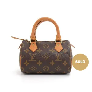 Mini Speedy Sac HL Monogram Canvas Handbag