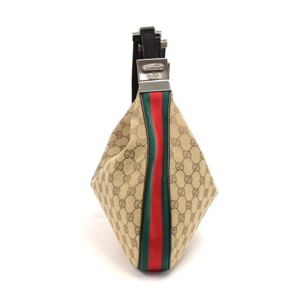 Monogram Canvas Convertible Hobo Bag