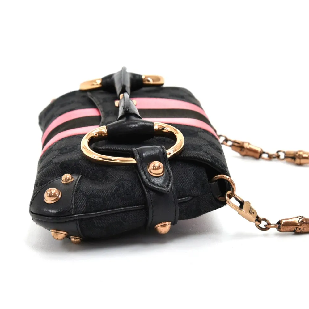 Monogram Canvas Horsebit Bag