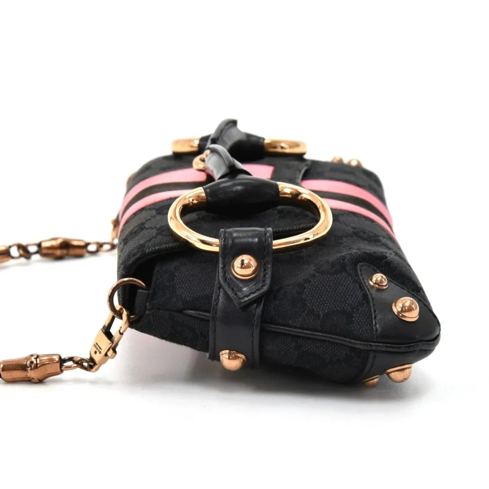 Monogram Canvas Horsebit Bag
