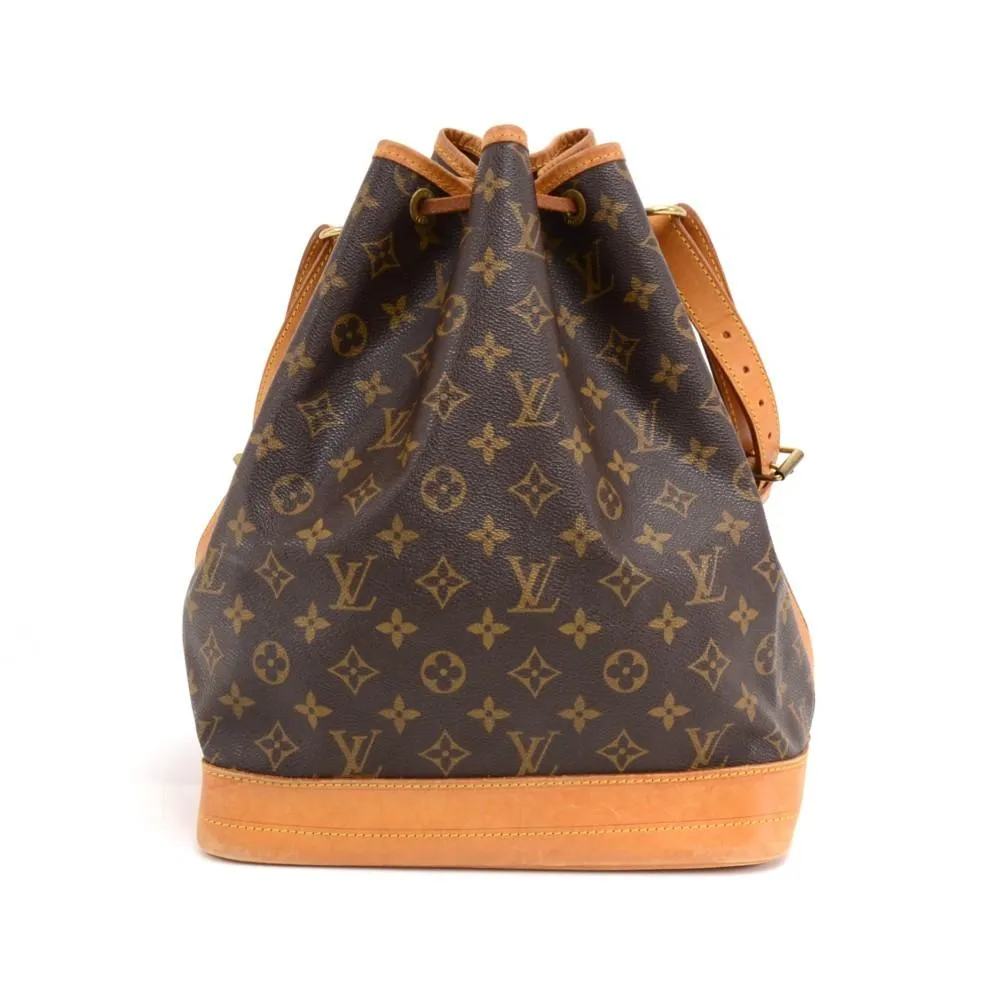 Noe Large Monogram Canvas Shoulder Bag