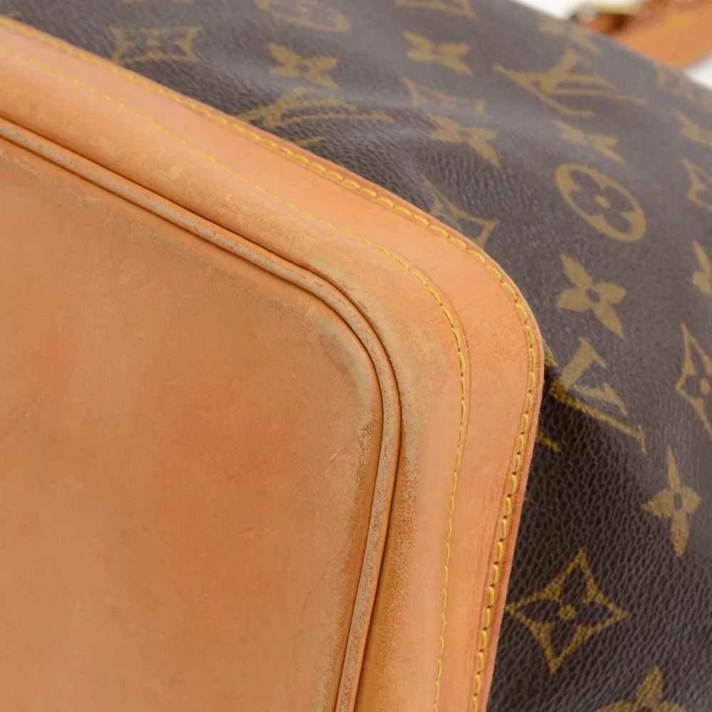 Noe Large Monogram Canvas Shoulder Bag