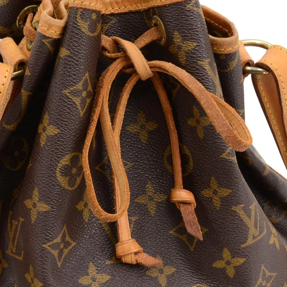 Noe Large Monogram Canvas Shoulder Bag