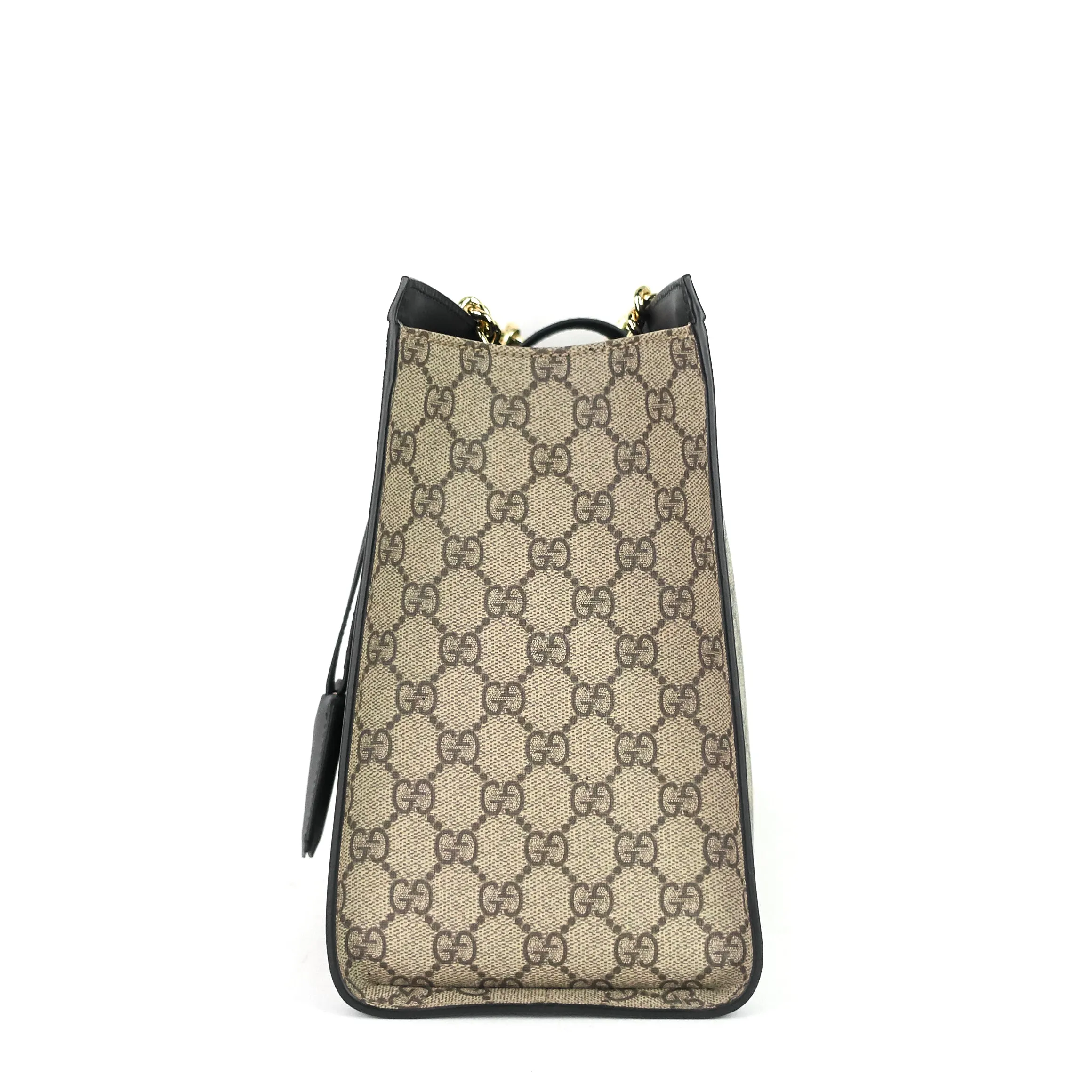 Padlock Medium GG Supreme Canvas Bag