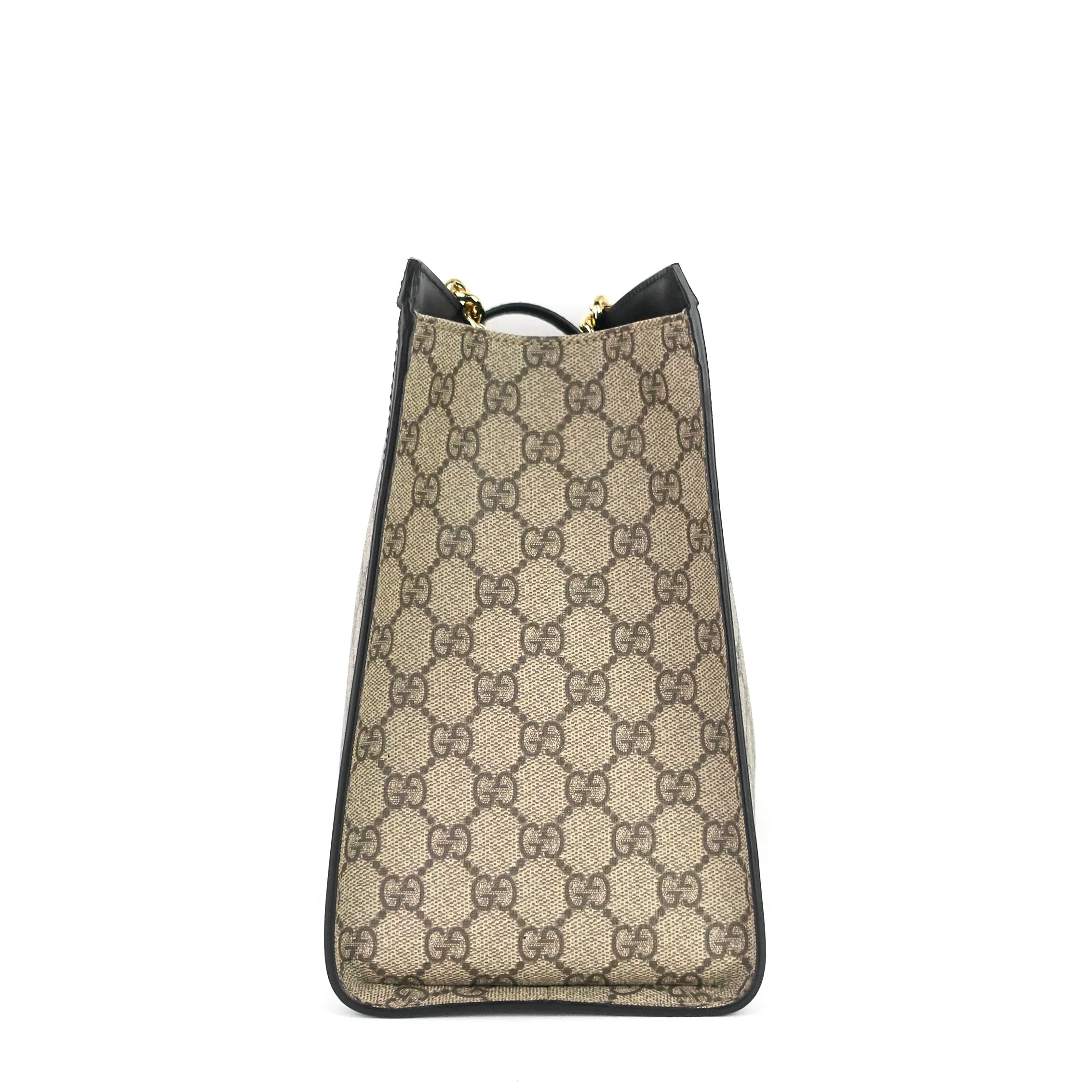 Padlock Medium GG Supreme Canvas Bag