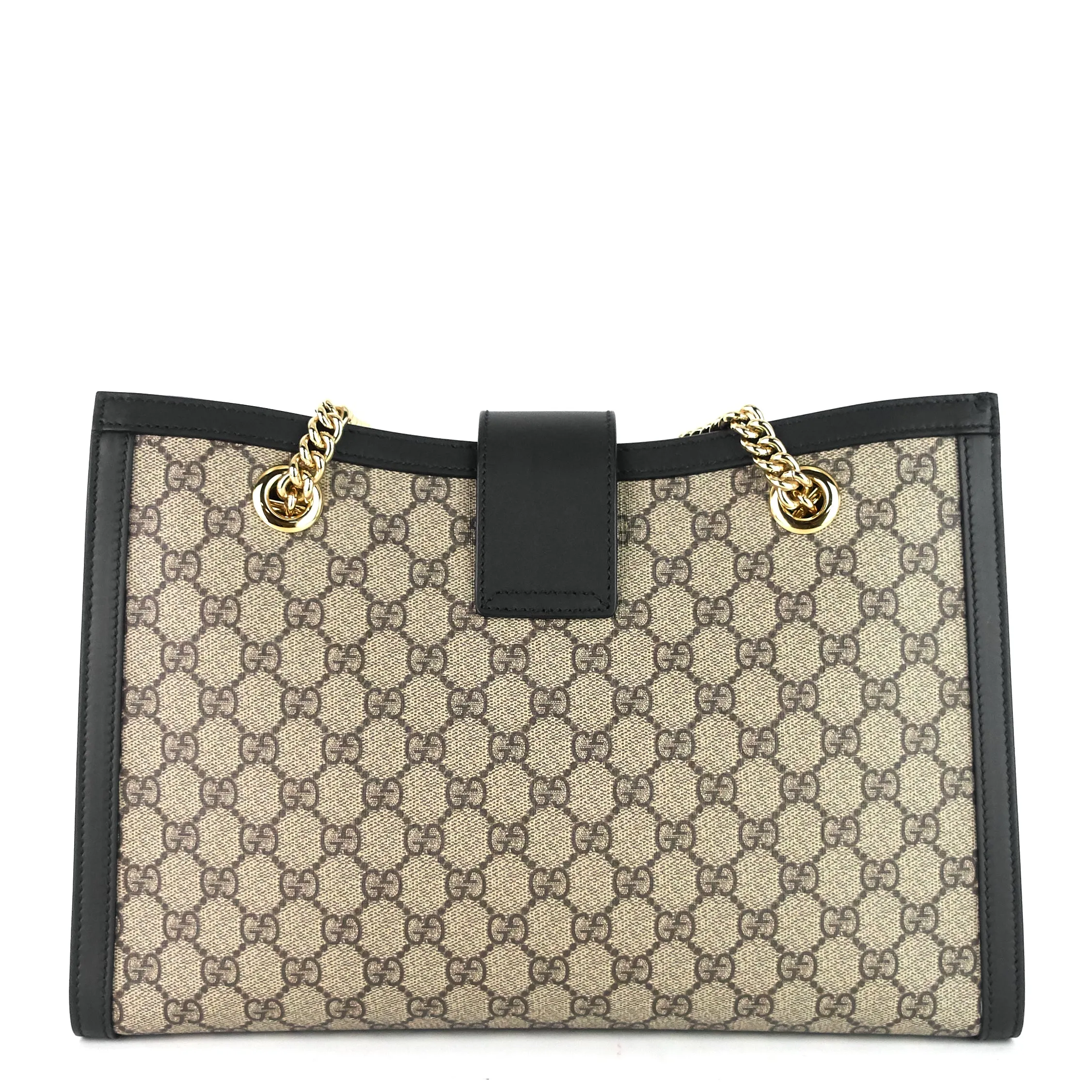 Padlock Medium GG Supreme Canvas Bag