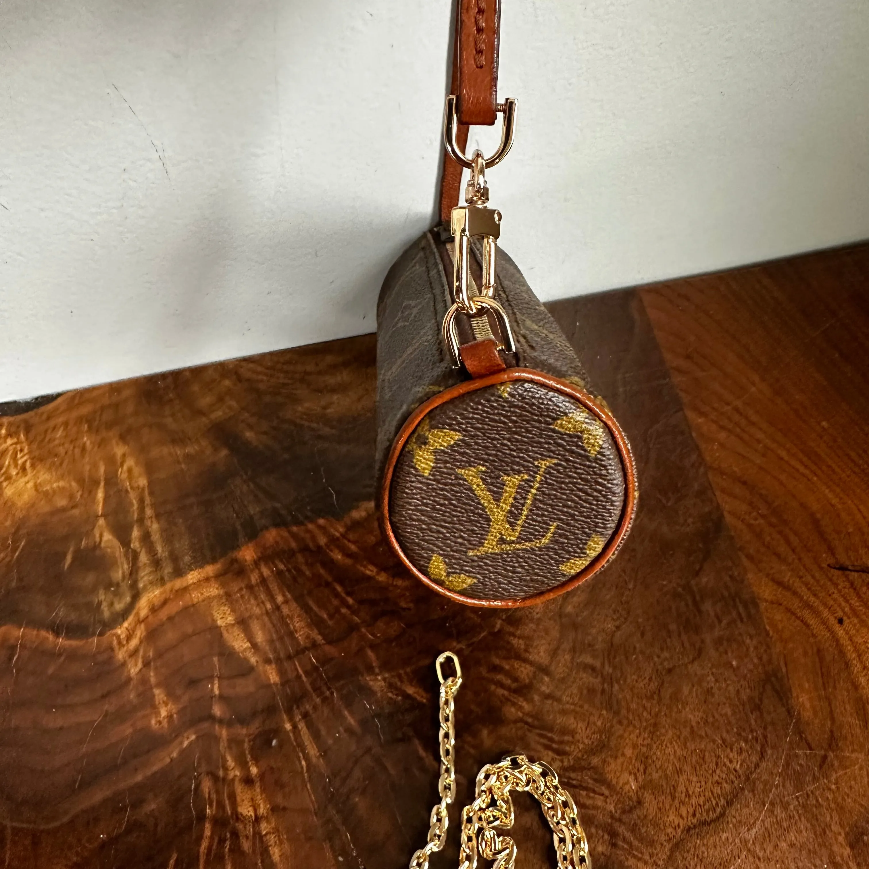 The Junco Pouch - Vintage LV Monogram Papillon