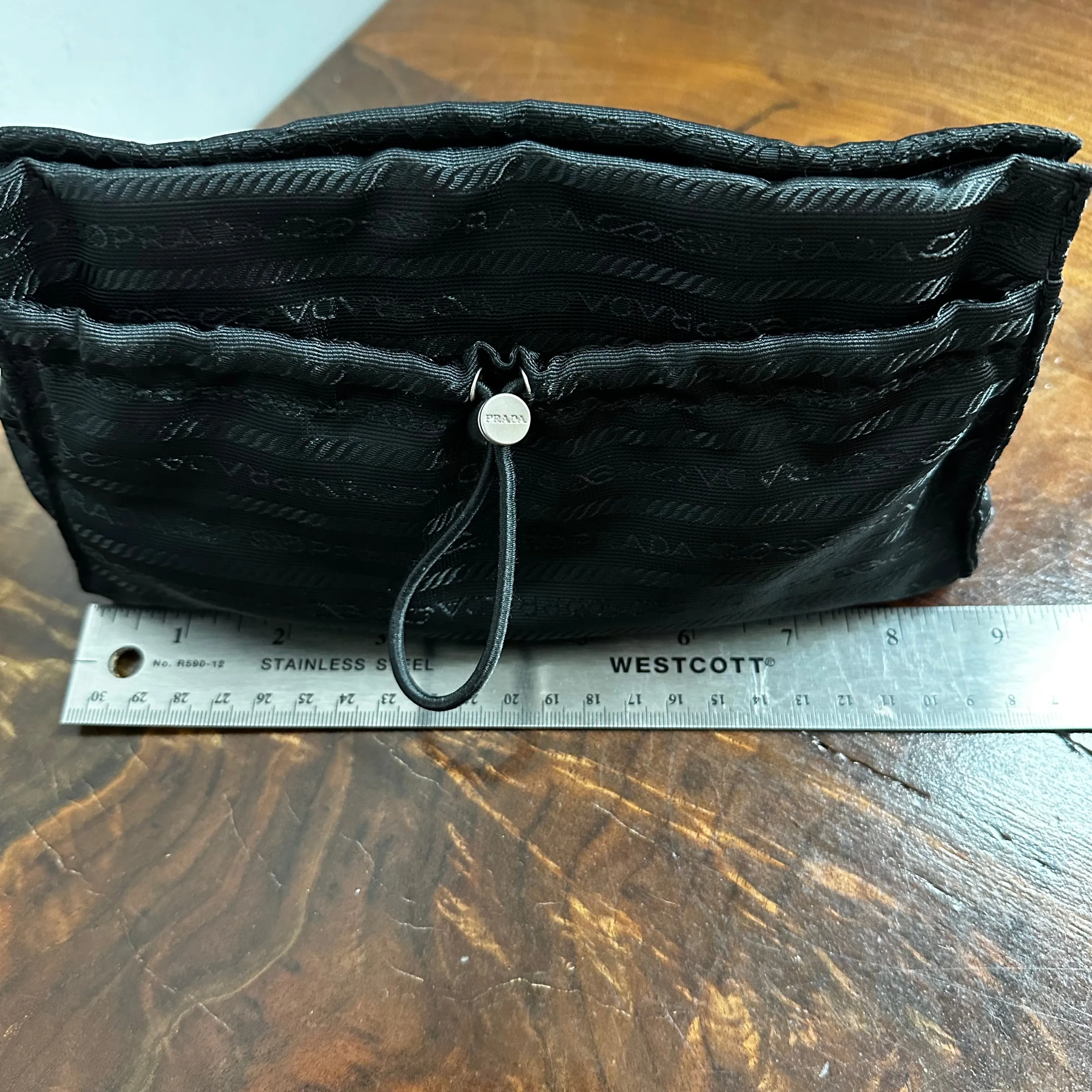 The Junco Pouch - Vintage Prada in Black
