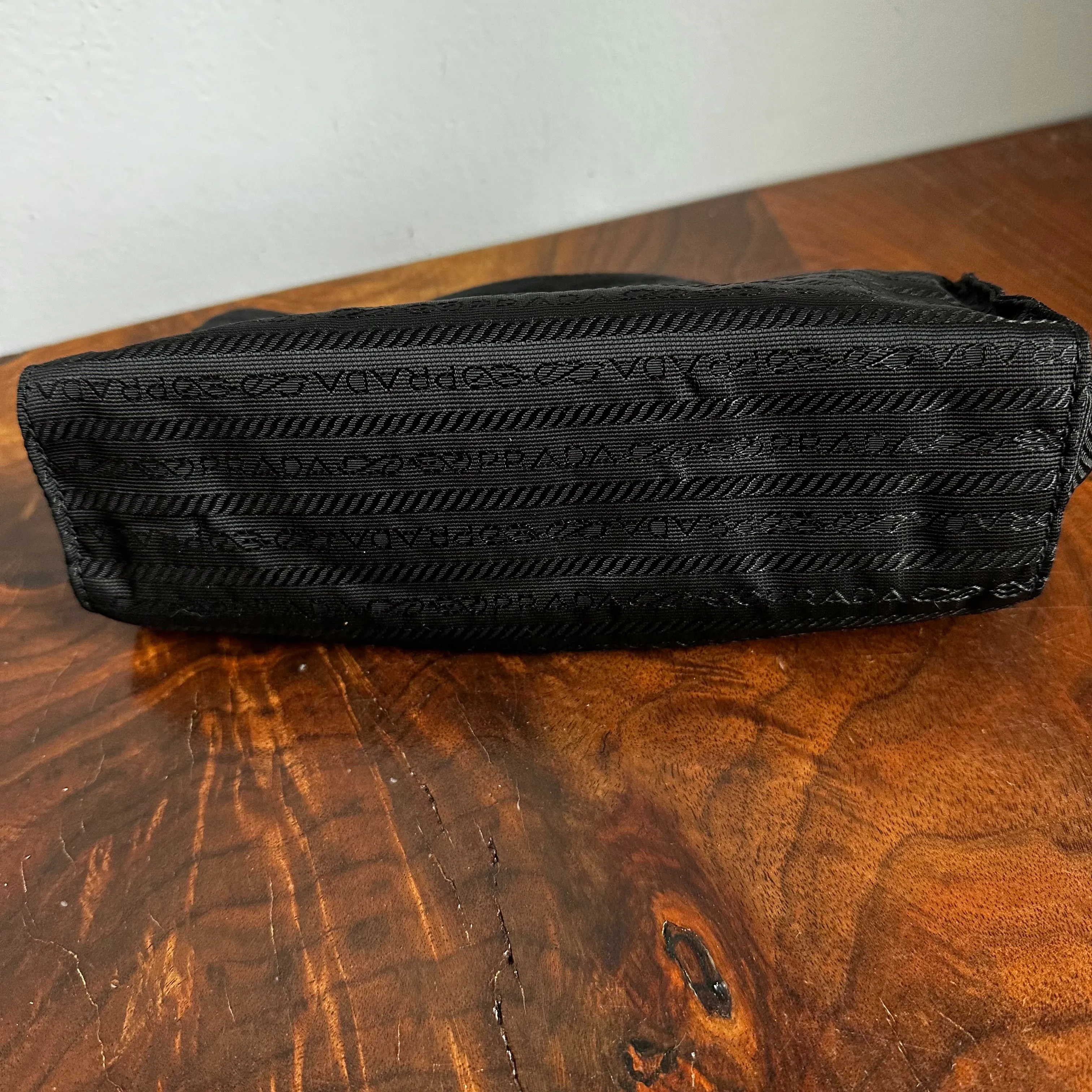 The Junco Pouch - Vintage Prada in Black