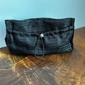 The Junco Pouch - Vintage Prada in Black