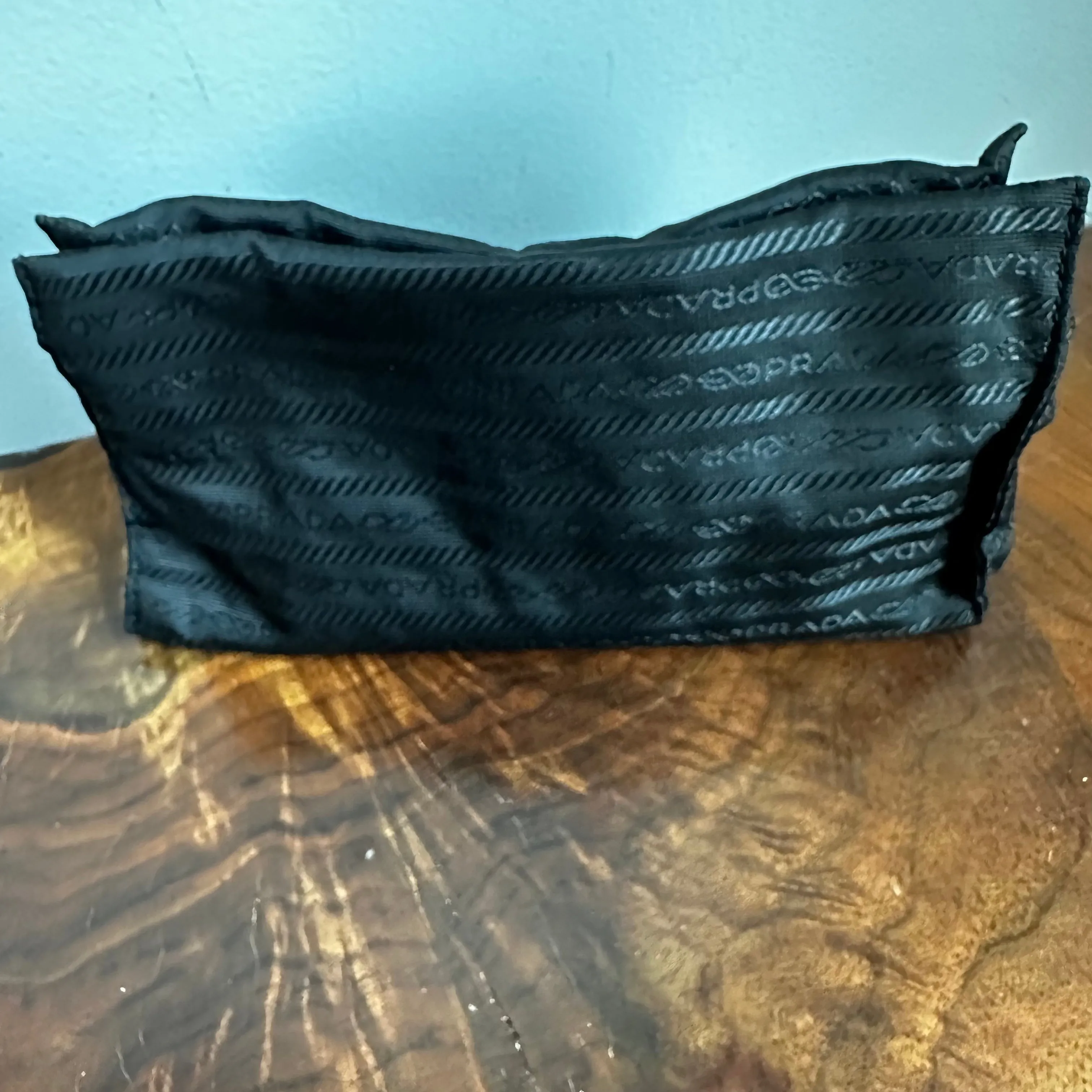 The Junco Pouch - Vintage Prada in Black