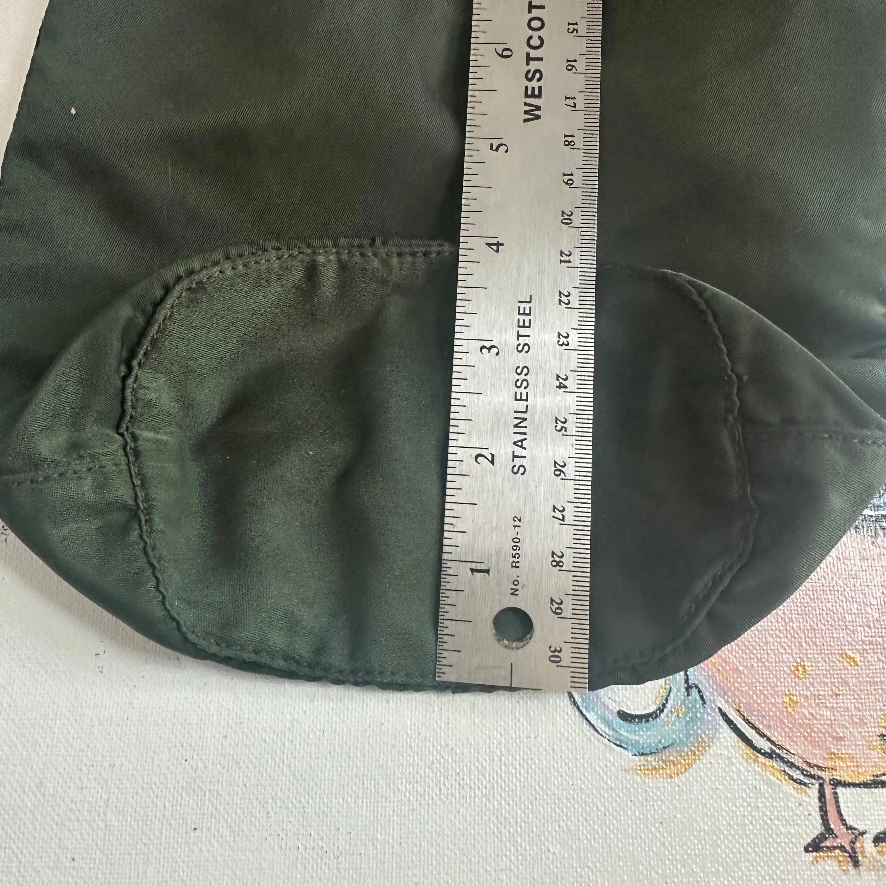 The Junco Pouch - Vintage Prada in Forest Green