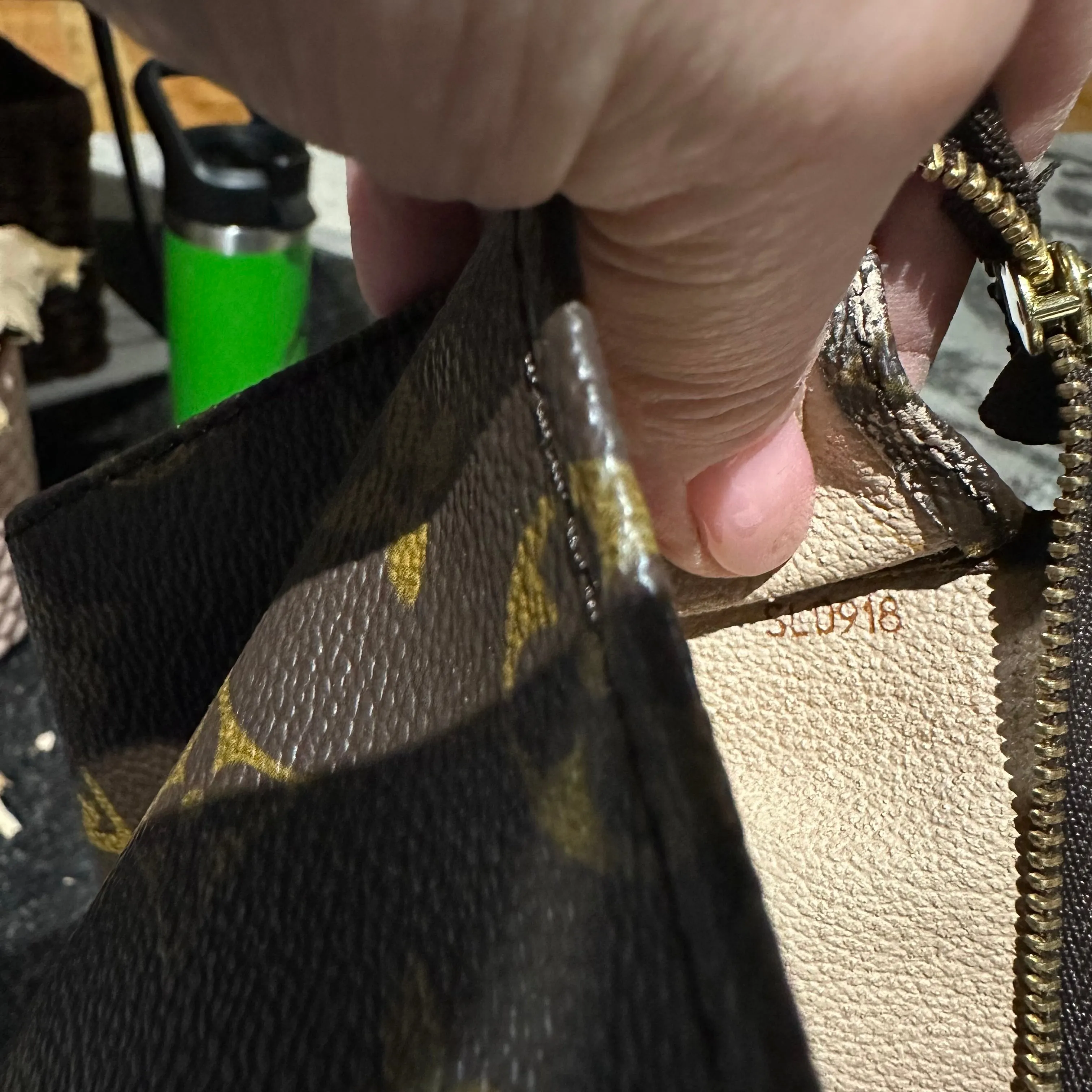 The Junco - Vintage Monogram Pouch